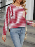 Striped Long Sleeve T-Shirt 