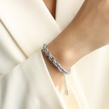 Titanium Steel Chain Bracelet 