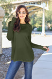 Basic Bae Full Size Round Neck Long Sleeve T-Shirt 