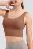 Scoop Neck Wide Strap Active Tank 