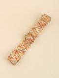 Multicolored Wide Belt 