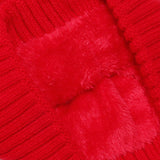 Cable Knit Winter Hat with Pompom 