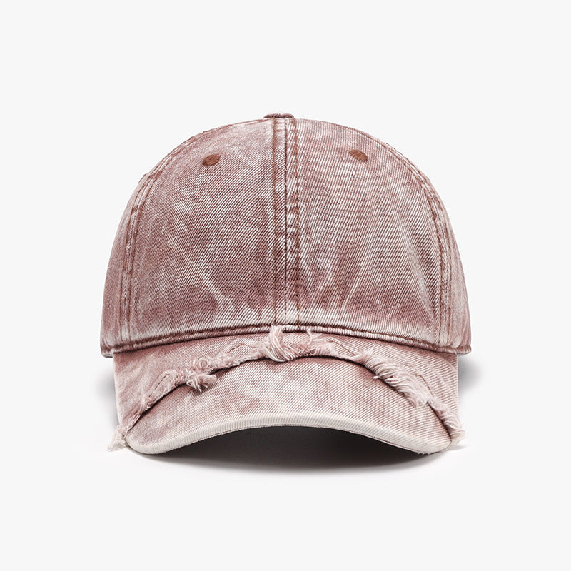 Fringe Adjustable Cotton Baseball Cap 