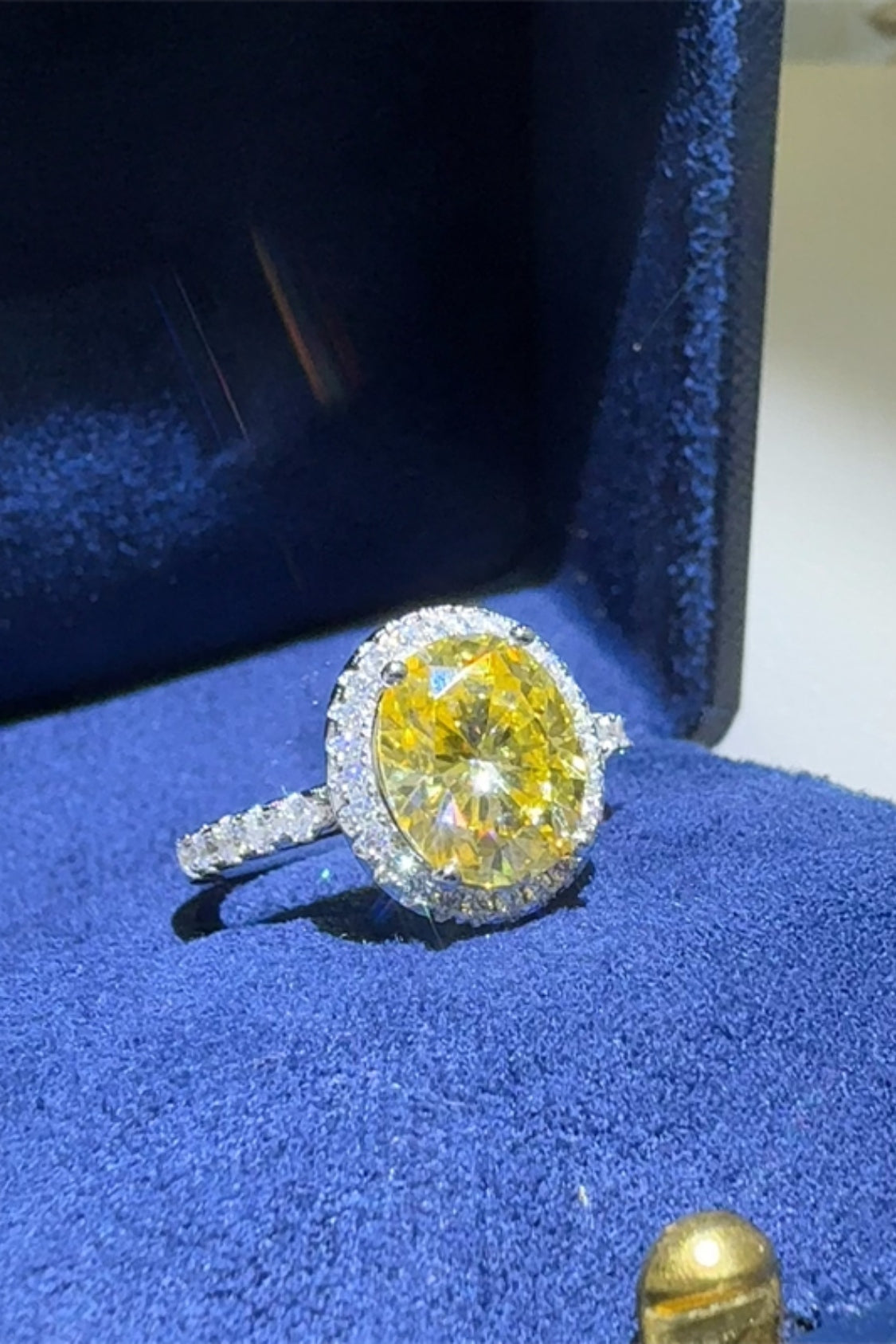 3 Carat Moissanite 925 Sterling Silver Ring Accessories