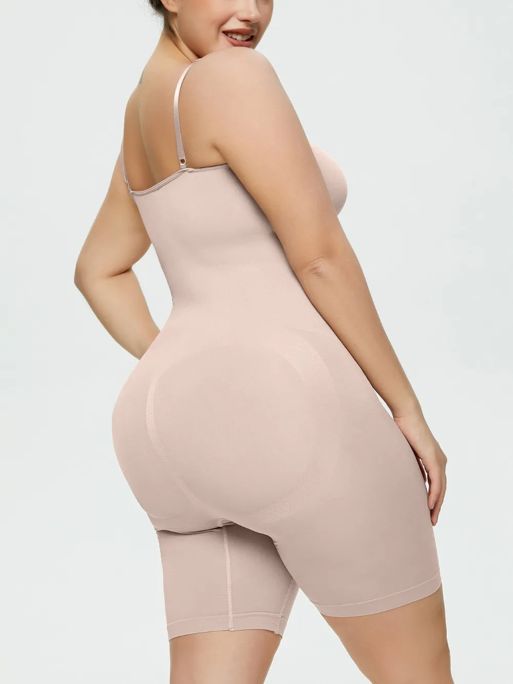 Full Size Spaghetti Strap Shaping Romper Lingerie & Nightwear
