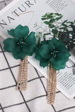 Flower Shape Acrylic Dangle Earrings 