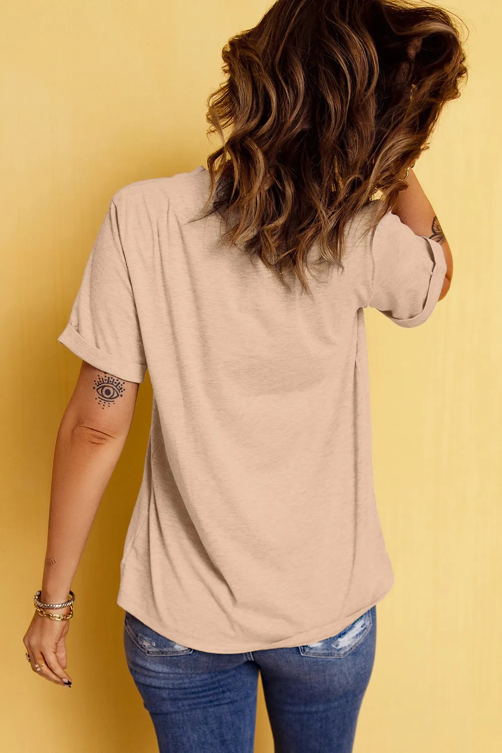 Pumpkin Graphic Round Neck Short Sleeve T-Shirt 