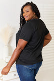 Simply Love Slogan Graphic Cuffed Sleeve T-Shirt 