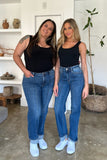 Judy Blue Full Size High Waist Front Seam Detail Straight Jeans 