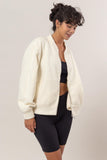 HYFVE Baseball Collar Zip Up Long Sleeve Jacket 