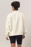 HYFVE Baseball Collar Zip Up Long Sleeve Jacket 