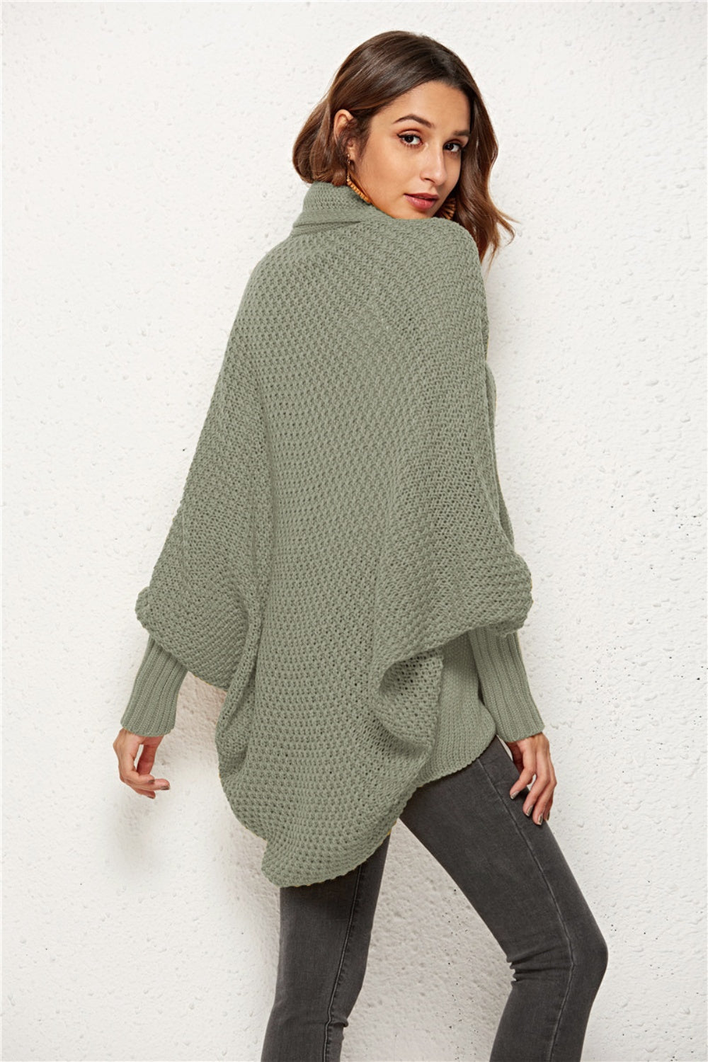 Angel Wings Open Front Batwing Sleeve Cardigan 