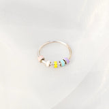 925 Sterling Silver Oil Drip Ring 