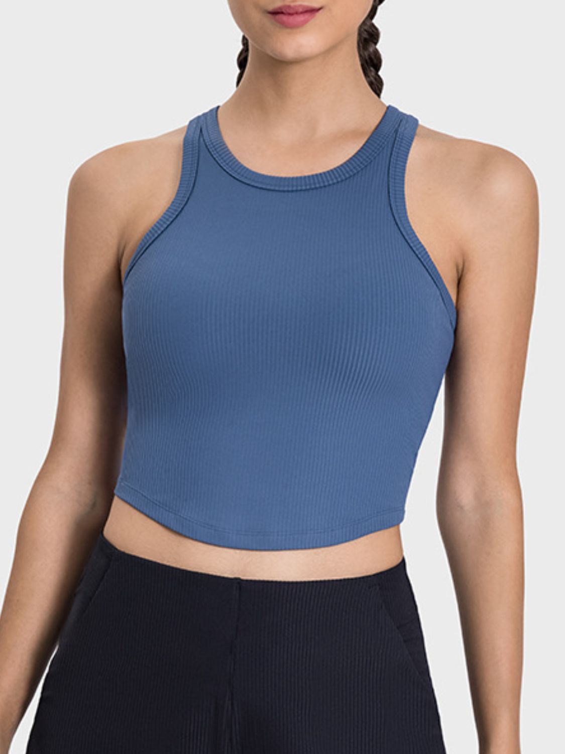 Millennia Round Neck Racerback Active Tank 