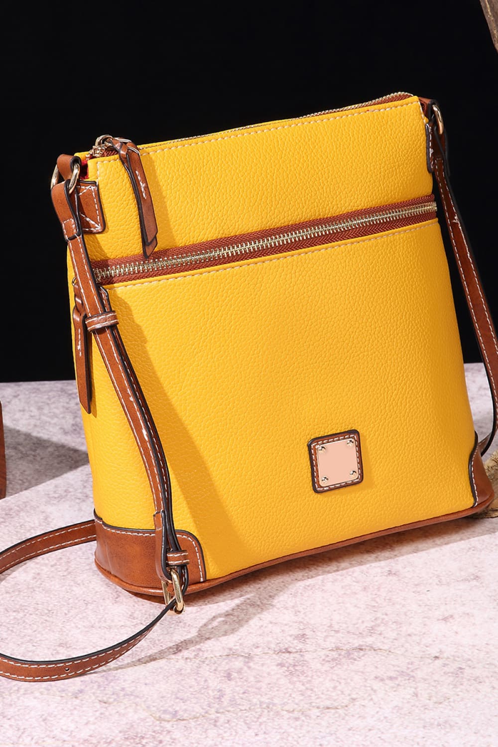 PU Leather Crossbody Bag 