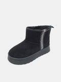 WILD DIVA Round Toe Platform Boots 