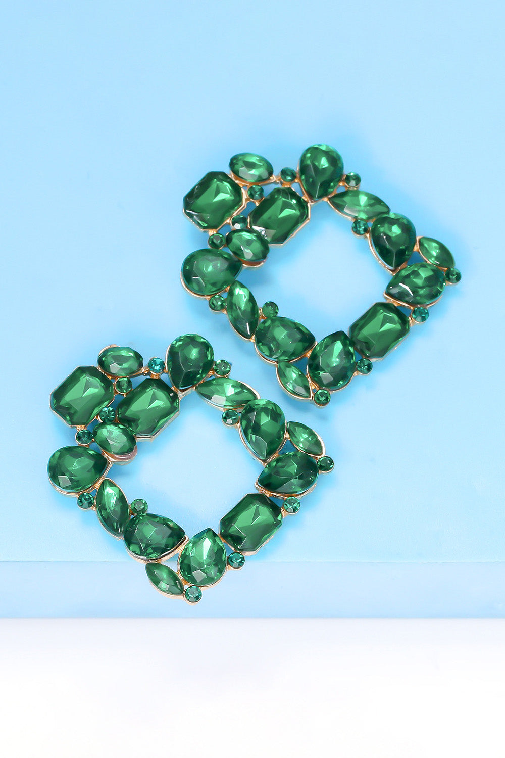 Geometrical Shape Zinc Alloy Dangle Earrings 