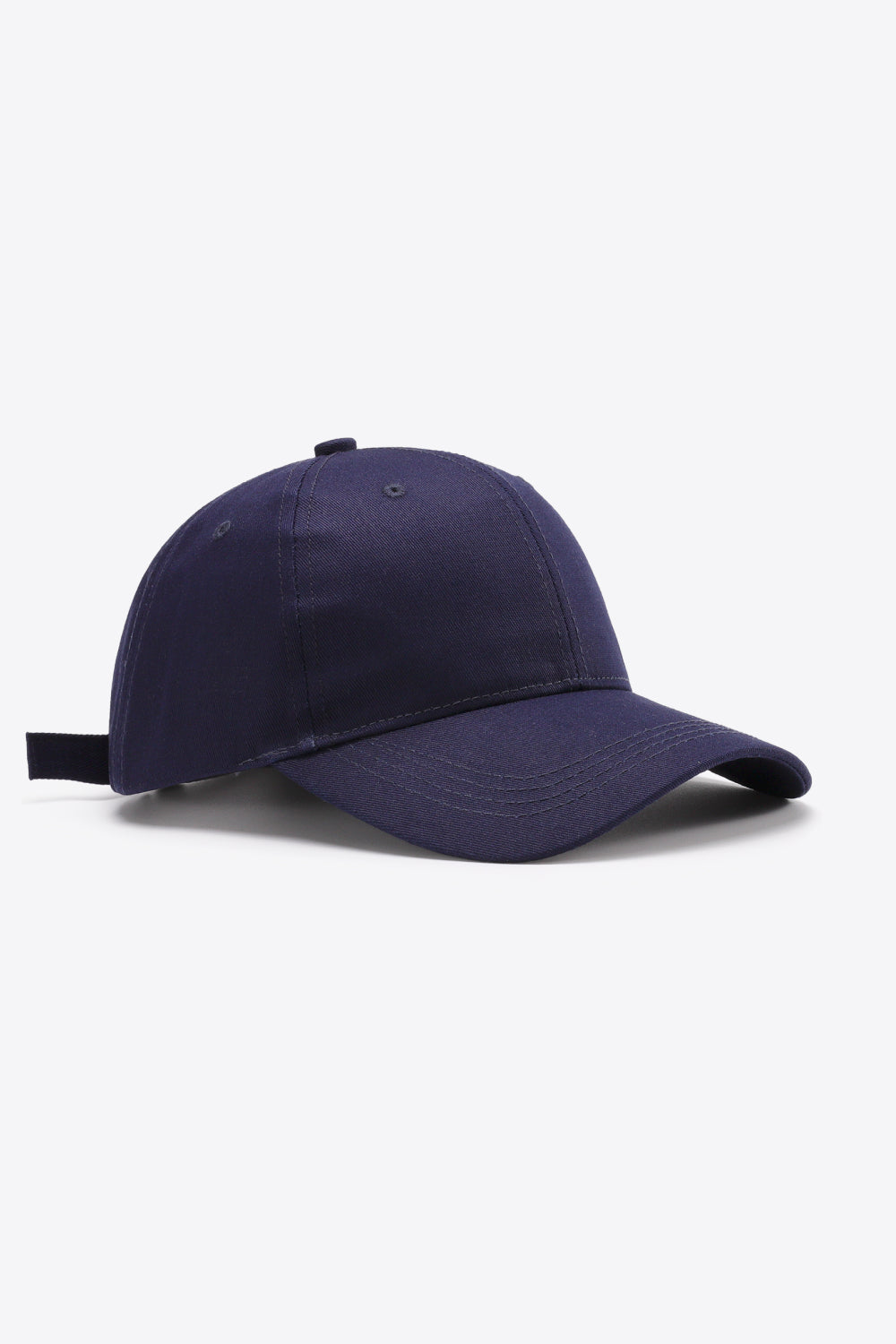 Plain Adjustable Cotton Baseball Cap 