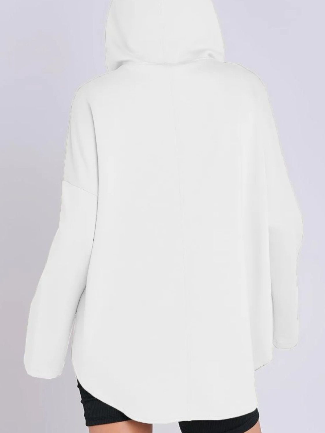 Quarter Zip Long Sleeve Hoodie 