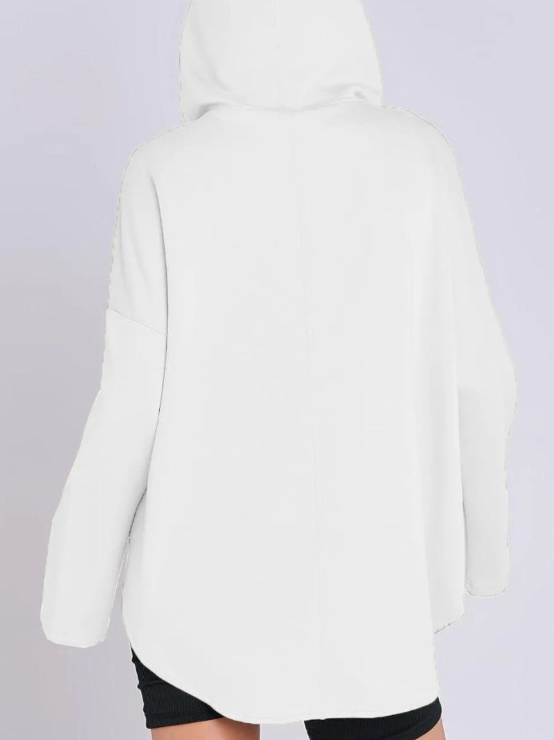 Quarter Zip Long Sleeve Hoodie 