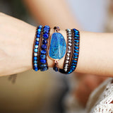 Alloy Bead Braided Bracelet 
