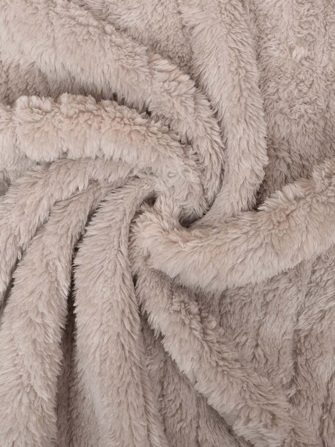 Plus Size Open Front Long Sleeve Hooded Fuzzy Jacket 