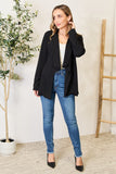 Heimish Full Size Open Front Long Sleeve Blazer 