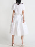 Short Sleeve Shirt and Skirt Set Two Piece Dresses