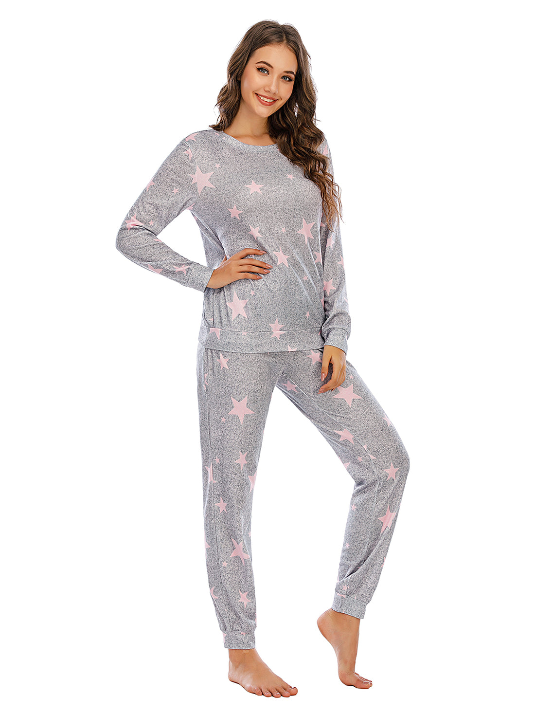 Star Top and Pants Lounge Set Lingerie & Nightwear