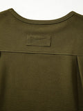 Ribbed Knit Oversized Sweatshirt 