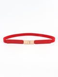 PU Elastic Skinny Belt 