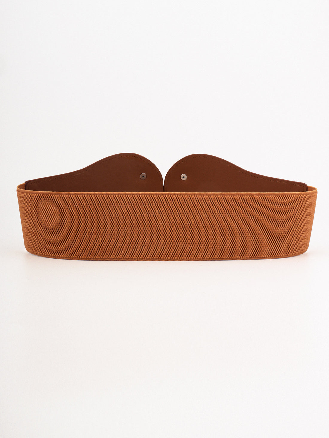 Alloy Buckle Elastic PU Belt 