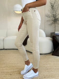 Judy Blue Full Size Garment Dyed Tummy Control Skinny Jeans 