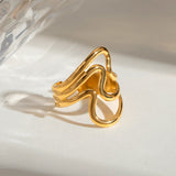 Stainless Steel Corrugated Open Ring 