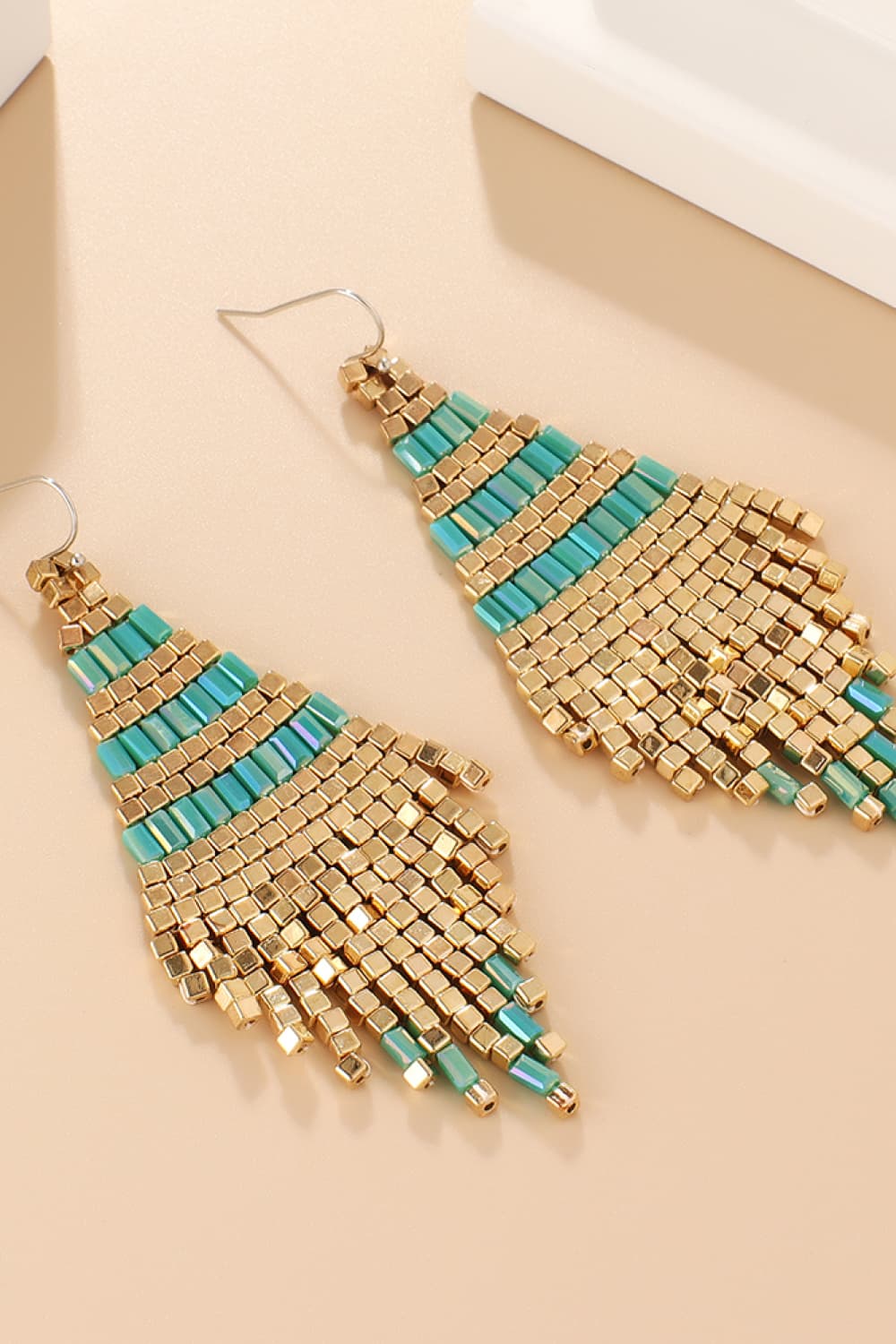 Beaded Dangle Earrings 