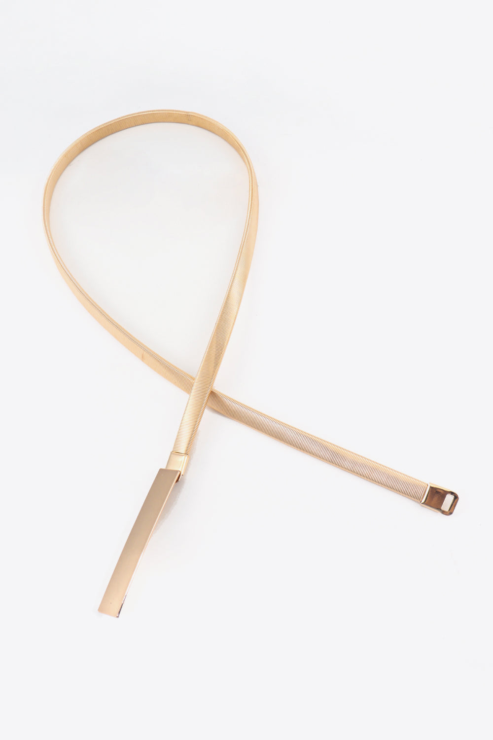 Elastic Iron Skinny Belt 