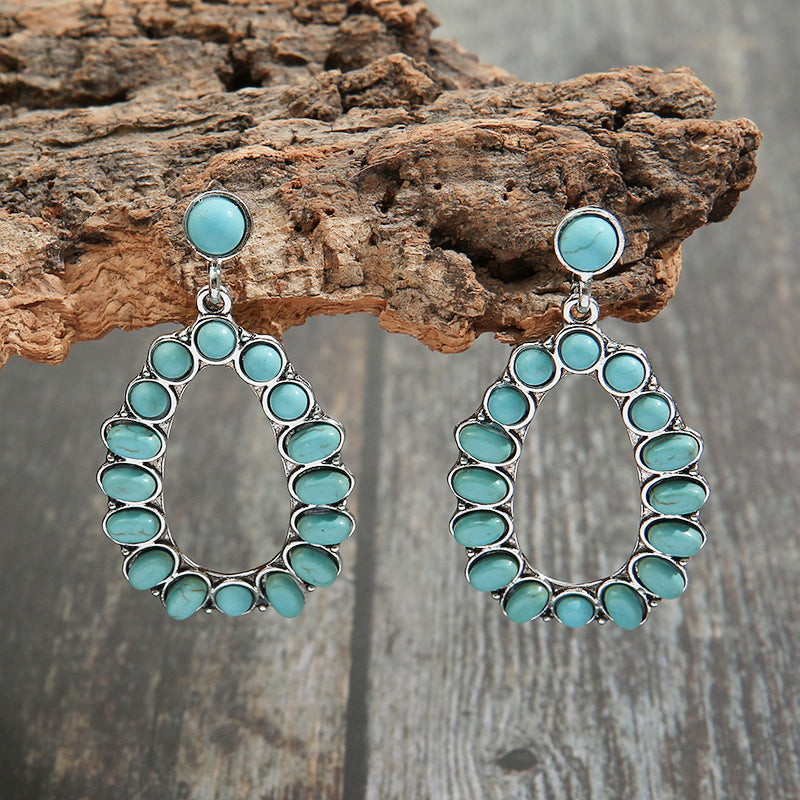 Artificial Turquoise Earrings 