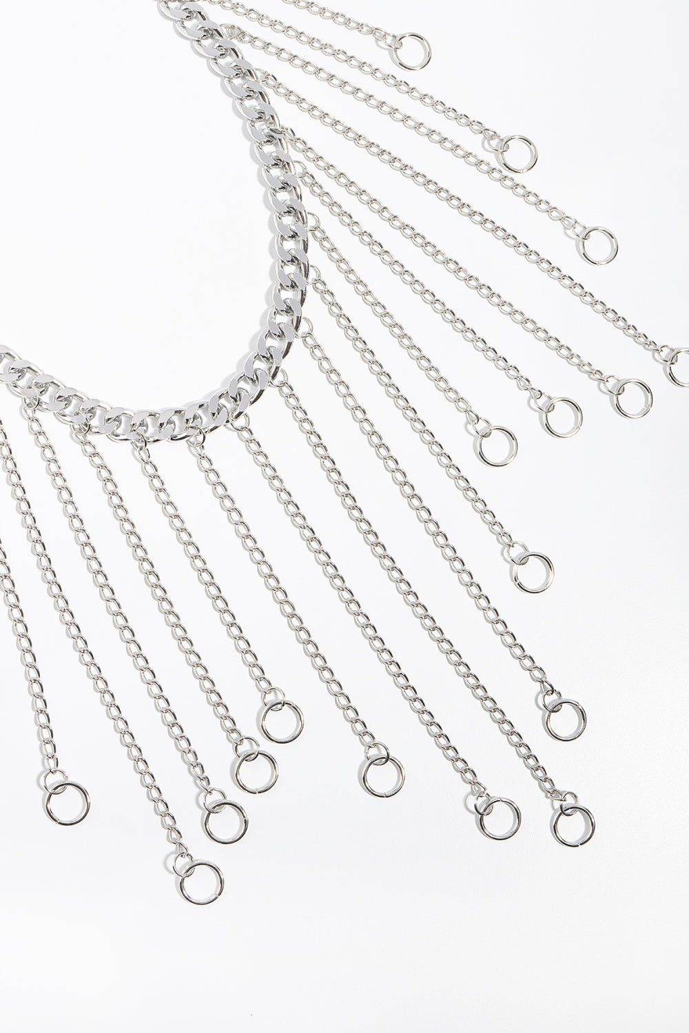 Fringe Chain Alloy Belt 