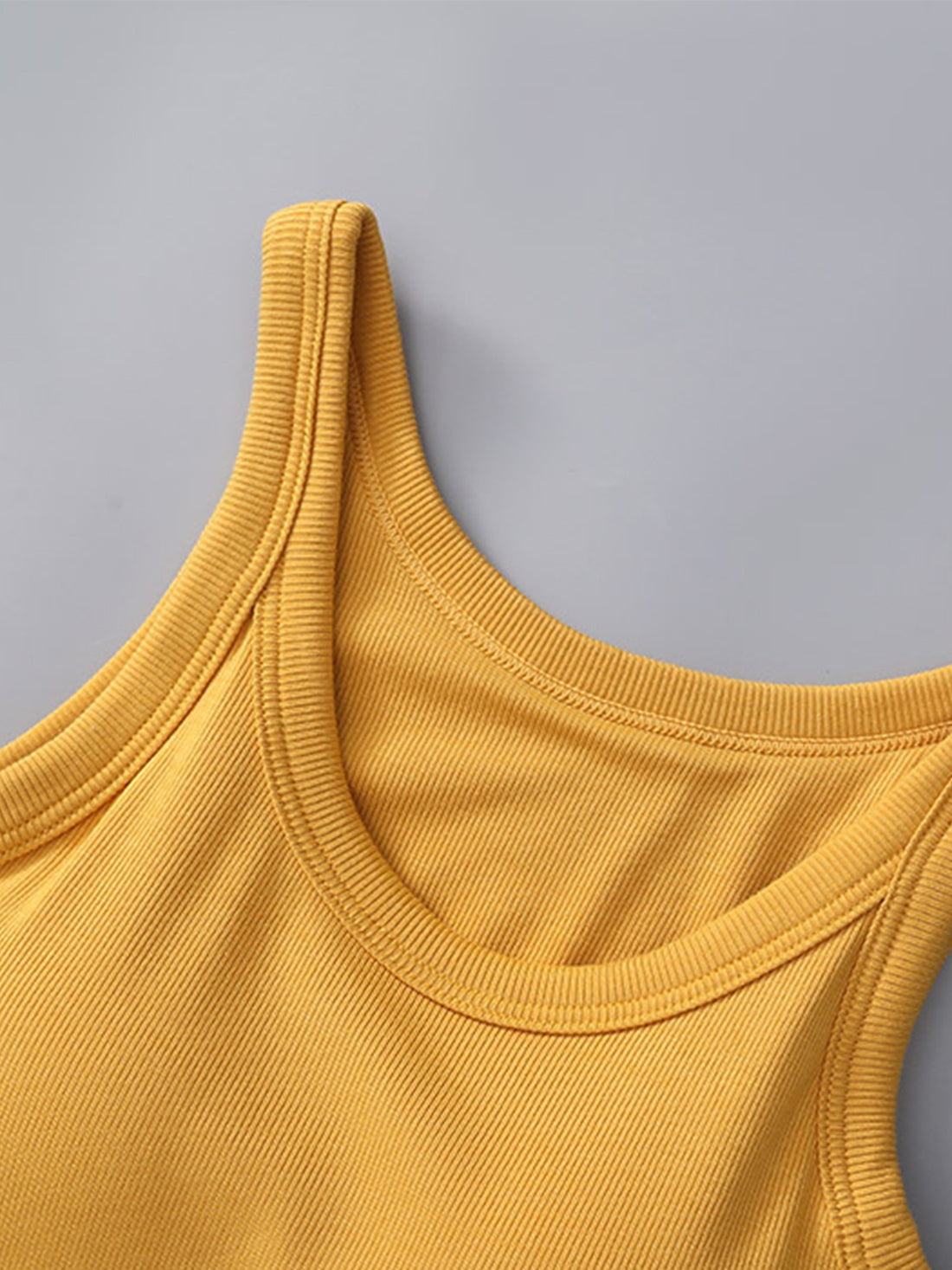 Round Neck Tank with Bra 
