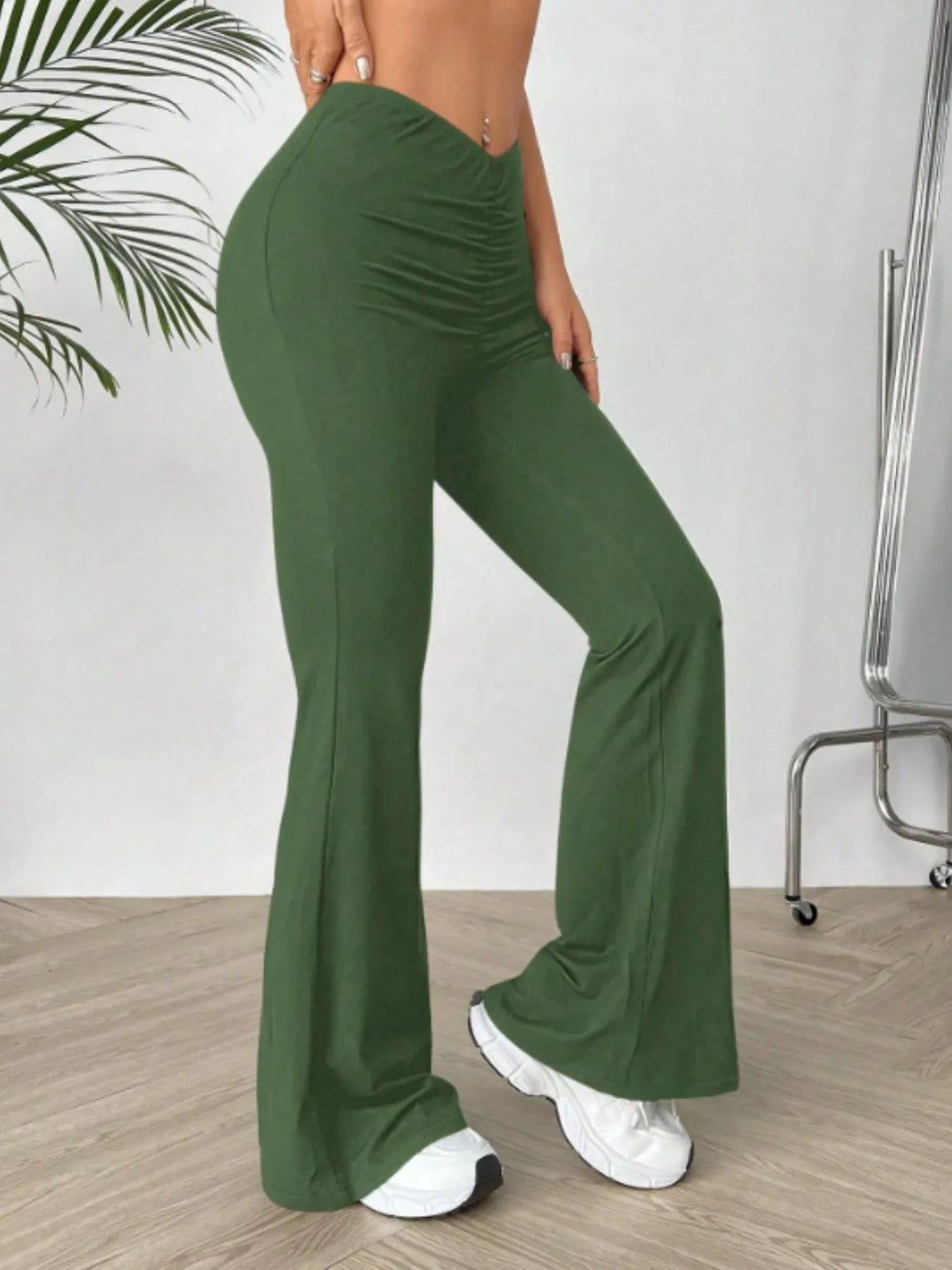 High Waisted Flare Pants 