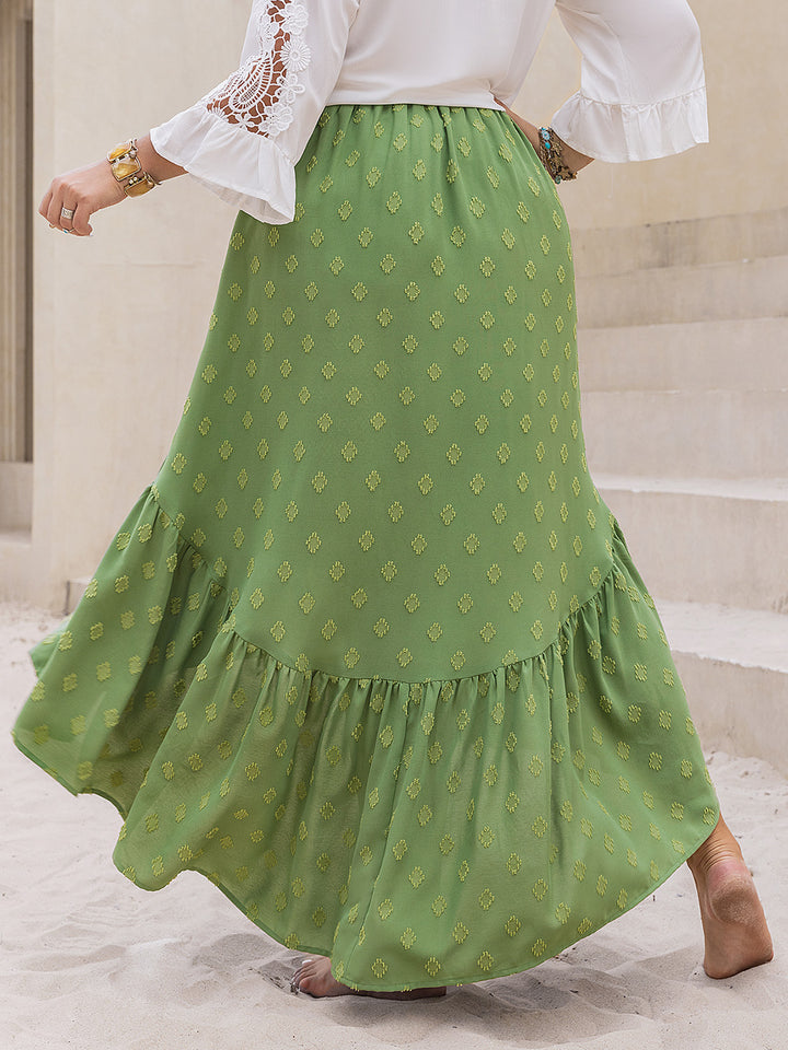 Plus Size High-Low Skirt 