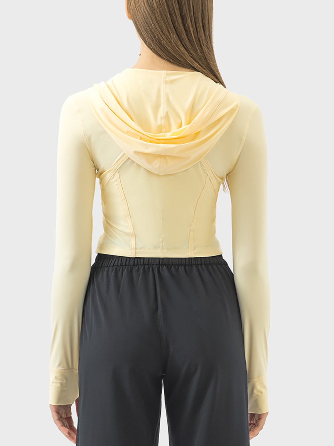 Millennia Zip Up Hooded Long Sleeve Active Outerwear 