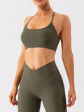 Spaghetti Strap Active Bra 