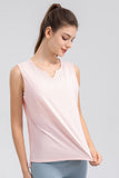 Notched Wide Strap Active Tank 