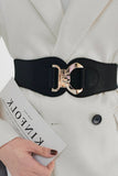 Alloy Buckle Elastic Belt 