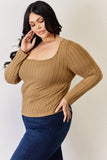 Basic Bae Full Size Ribbed Long Sleeve T-Shirt 
