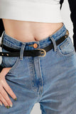 PU Leather Chain Belt 