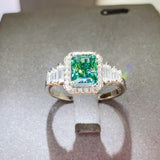 2 Carat Moissanite 925 Sterling Silver Ring 