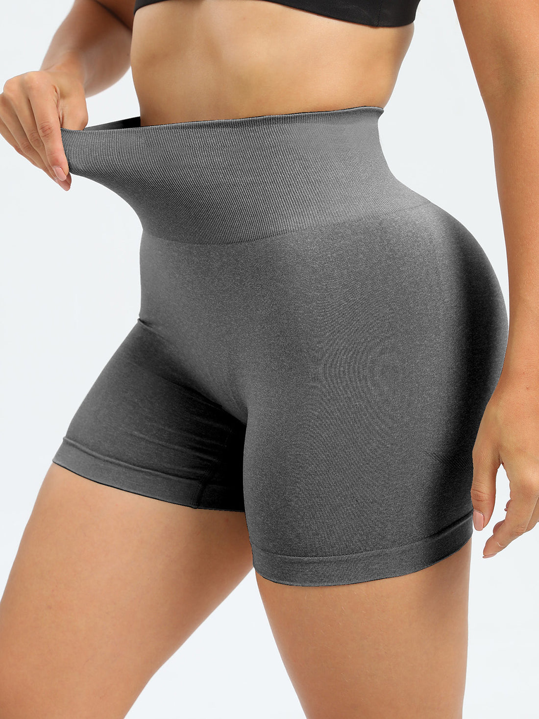 High Waist Active Shorts 