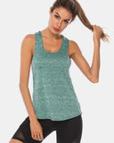 Full Size Scoop Neck Wide Strap Active Tank 